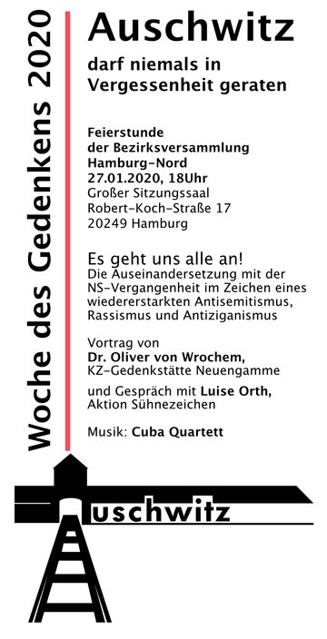Auschwitz-Komitee, Woche des Gedenkens 2020 Auschwitz-Komitee, Woche des Gedenkens 2020